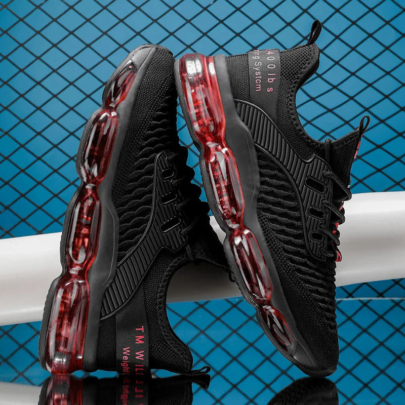 Zapatillas de deporte informales para hombre, zapatos de carrera de entrenador de lujo transpirables, mocasines de moda, zapatos para correr para hombre