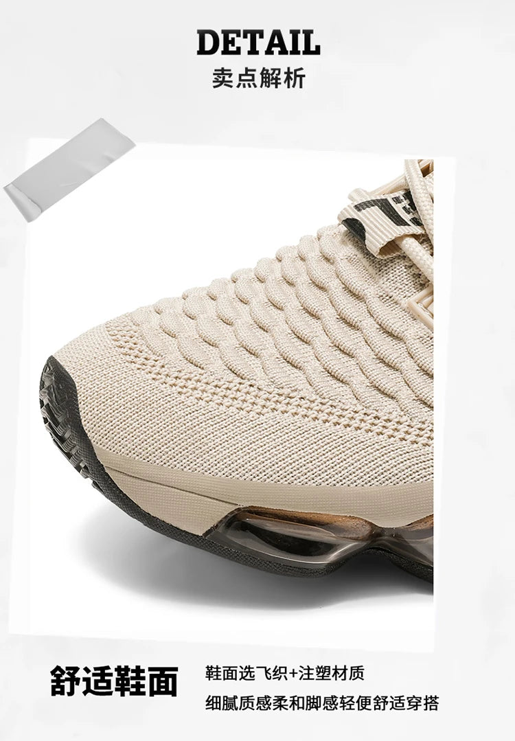 Zapatillas de deporte de lujo para hombre, mocasines informales transpirables para entrenamiento, mocasines de moda para correr, Tenis masculinos