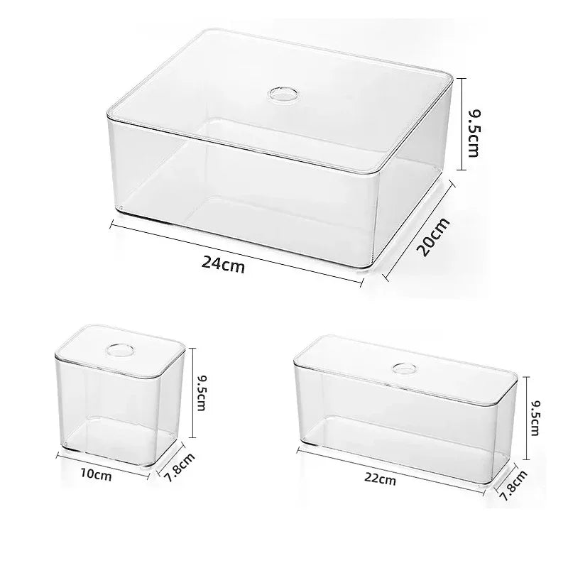 Premium Crystal Clear Desk & Vanity Organizer