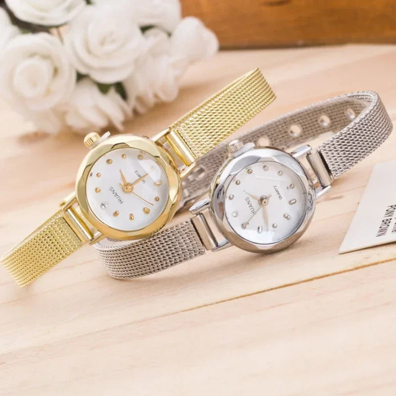 Nuevos relojes de lujo Para Mujer, relojes de pulsera de cuarzo informales, Reloj de pulsera de acero inoxidable, Reloj Para Mujer, relojes femeninos
