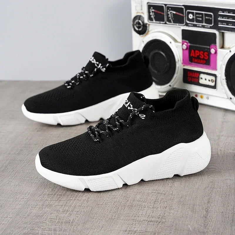Zapatillas de deporte para hombre, zapatos para mujer, calcetines de tendencia de tenis, zapatos para caminar, mocasines, transpirables, informales, para correr, verano, verde, talla grande 35-47
