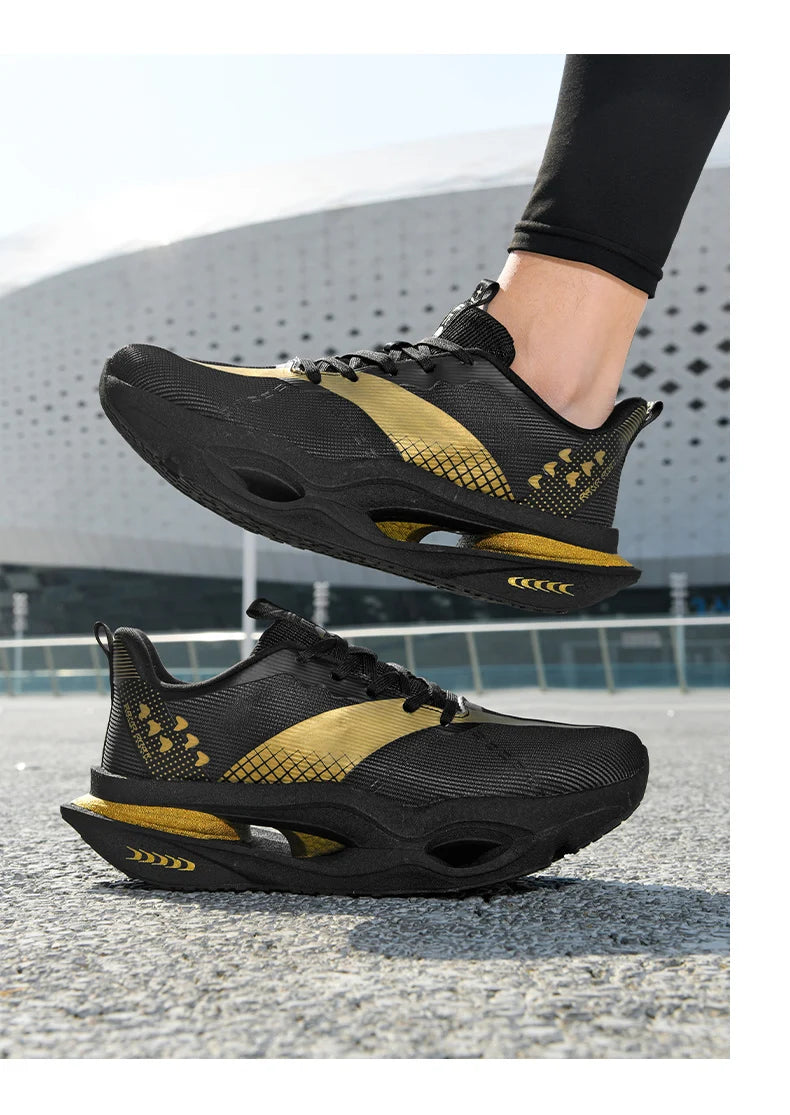 Zapatillas de Running de Alto Rendimiento para Hombre, con Placa de Carbono, Ligeras, Transpirables, con Amortiguación, para Todo Tipo de Terreno, Entrenamiento de Larga Distancia