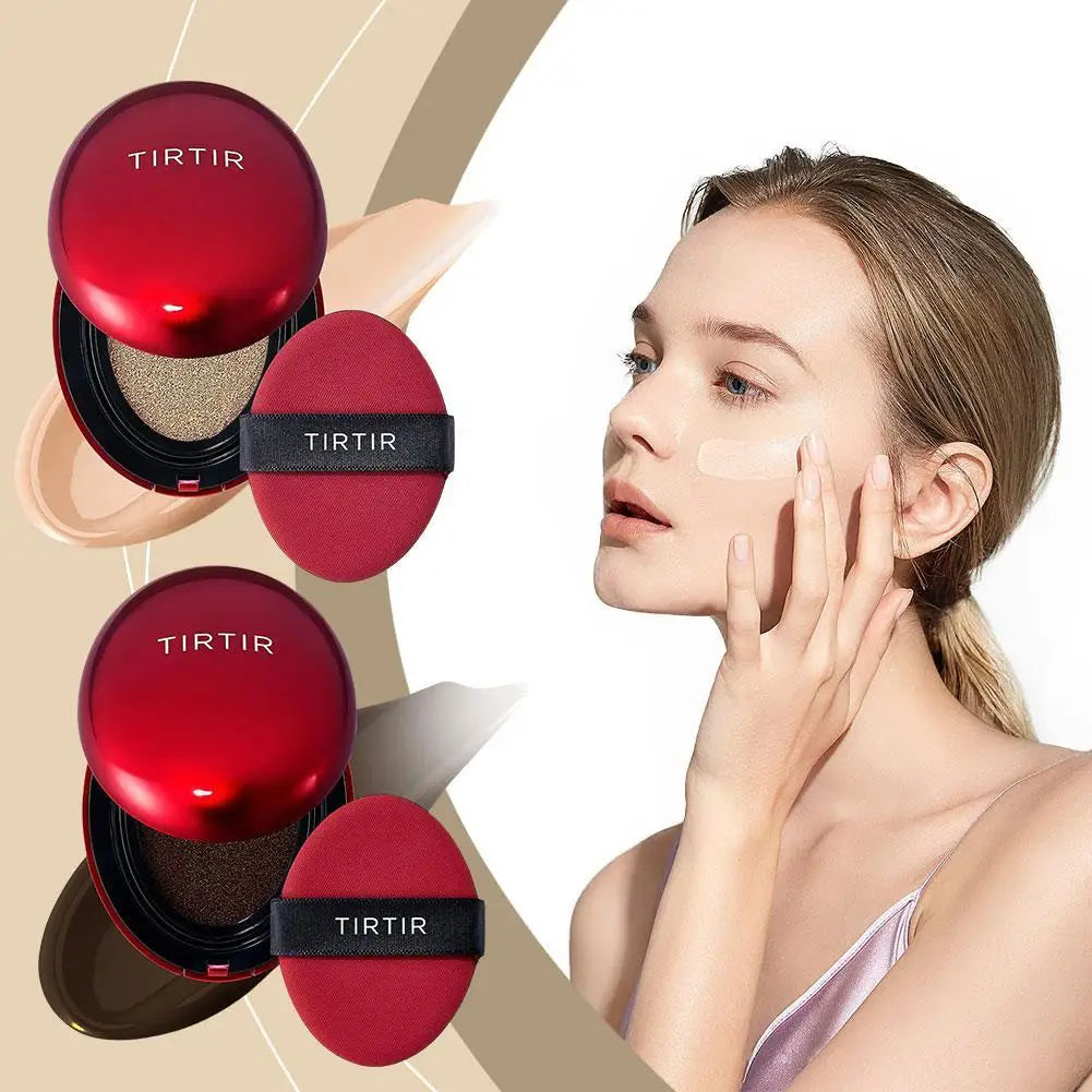 TIRTIR Cushion Foundation SPF50 PA+++ 72h Long Lasting Waterproof High Coverage Foundation Original Korean Makeup