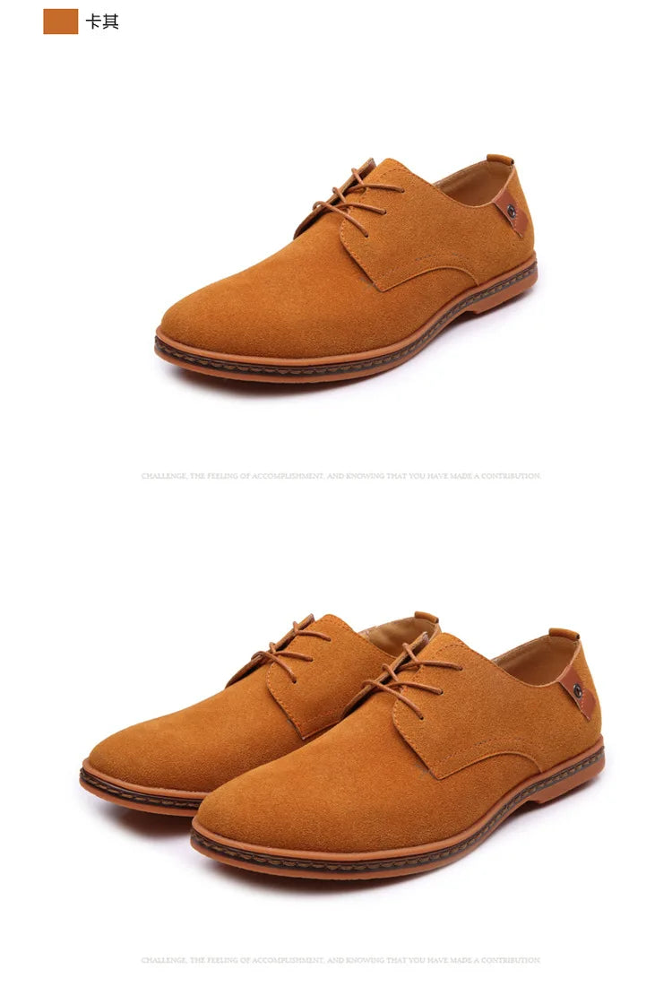 Zapatos de Cuero Nuevos 2026 para Hombre, Zapatos Oxford de Lujo para Hombre, Zapatos Casuales de Negocios de Cuero de Gamuza de Alta Calidad, Zapatos de Hombre