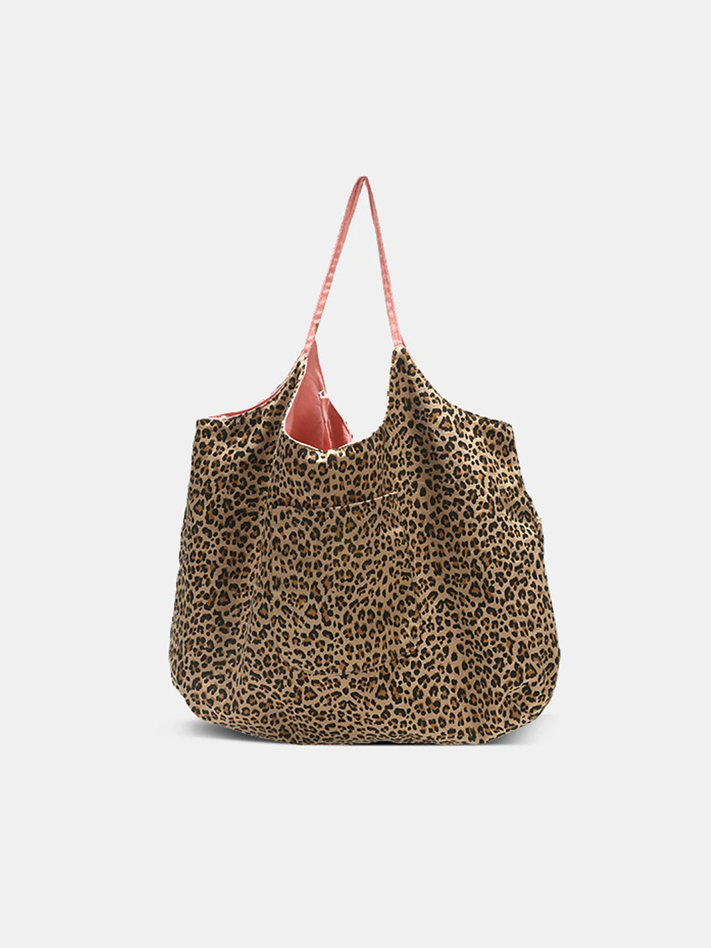Bolso de Hombro Doble para Mujer, Diseño Moderno con Estampado de Puntos, Estilo Coreano de Primavera/Verano, Color Rosa, Moda Urbana