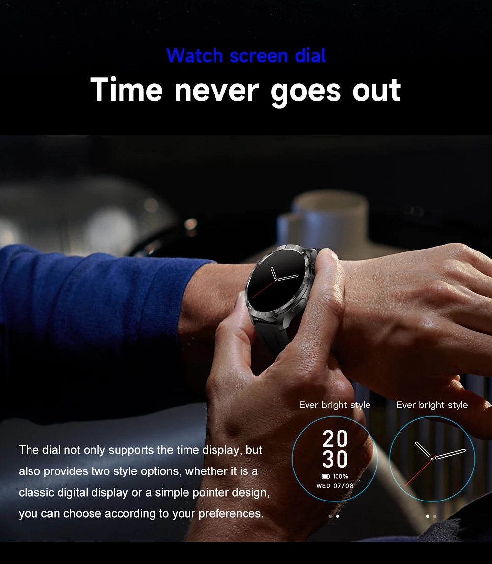 Smartwatch Deportivo con GPS y Brújula – AMOLED 1.85", NFC, IP68, Bluetooth 5.3, 14 Días de Batería