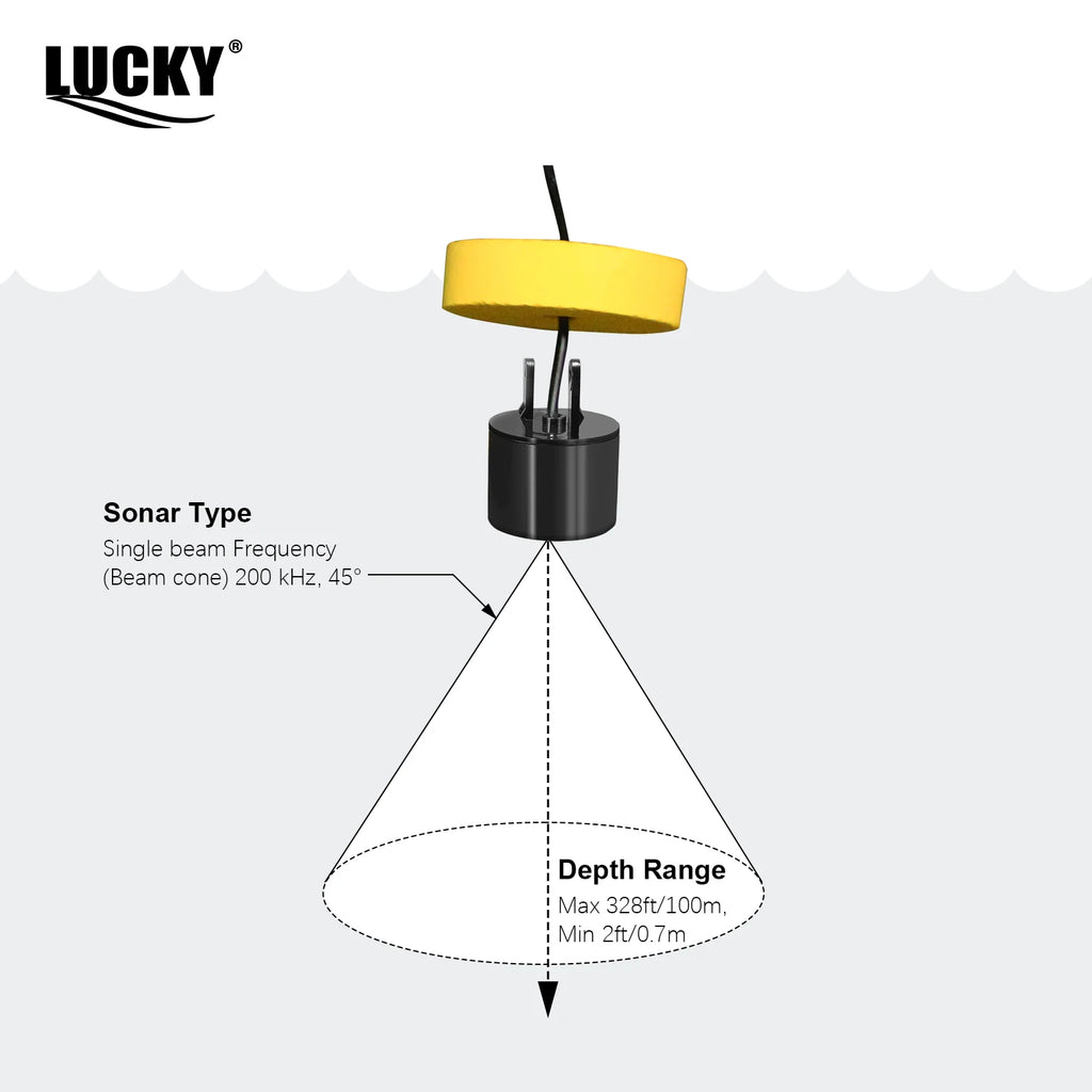 El Envío Gratuito! FFC1108-1 Venta Caliente de Alarma 100 M Portable Sonar LCD Buscador de Buscadores de Los Pescados señuelo de la Pesca de Pesca Ecosonda