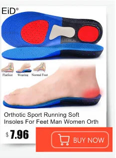 Almohadilla deportiva de Gel de silicona para zapatos, soporte para ARCO, espesamiento, absorción de impacto, almohadilla para zapatos de baloncesto y fútbol, plantilla suave de silicona Unisex