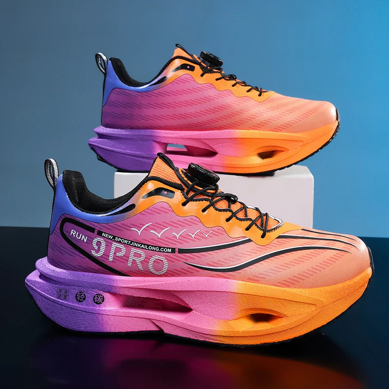 Zapatillas para correr Unisex 2025, nuevas zapatillas de entrenamiento deportivo con suela gruesa y amortiguación ligera, zapatillas de tenis de uso diario para hombres y mujeres