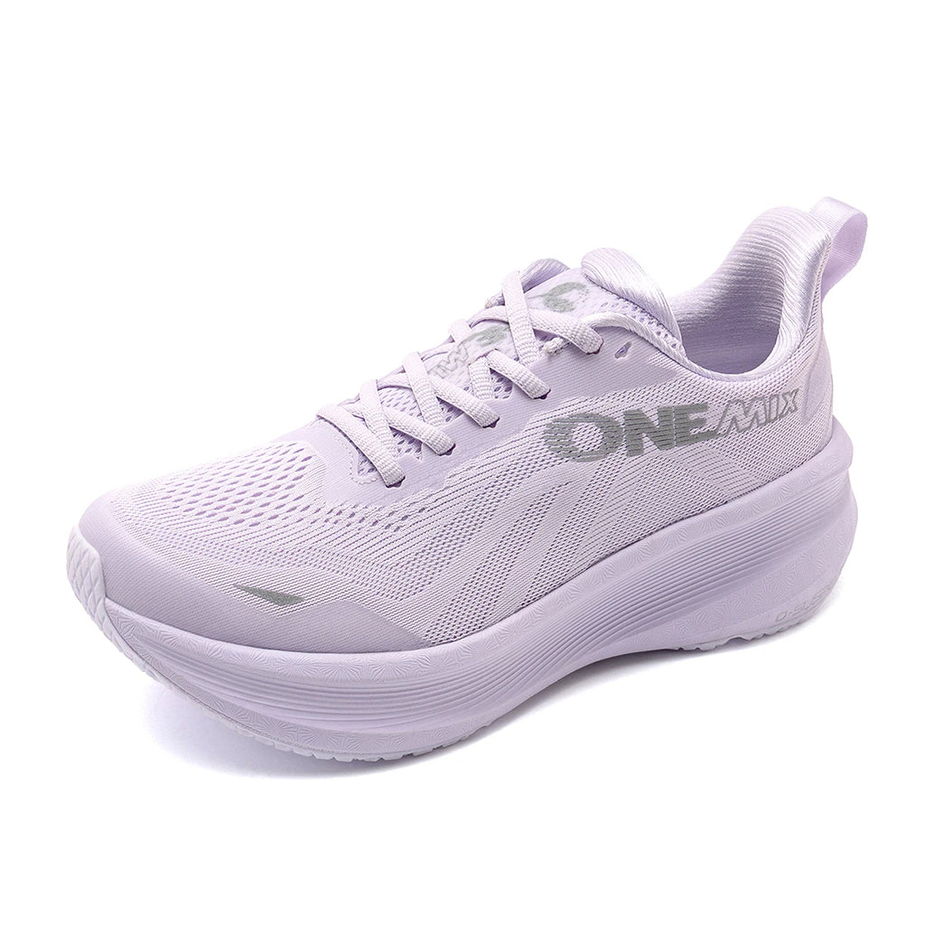 ONEMIX Zapatillas de deporte de malla transpirable y ligeras para mujer, zapatillas para correr con suela suave antideslizante y absorción de impactos, para fitness y uso versátil