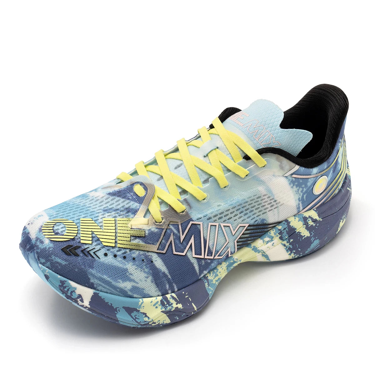 ONEMIX Zapatillas de Running y Entrenamiento con Placa de Carbono de Nylon para Hombre, Amortiguación Completa, Zapatillas Deportivas con Placa de Carbono para Caminar