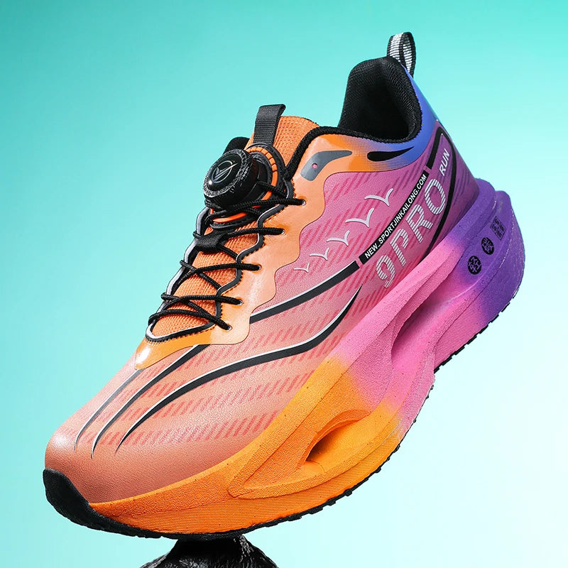 Zapatillas para correr Unisex 2025, nuevas zapatillas de entrenamiento deportivo con suela gruesa y amortiguación ligera, zapatillas de tenis de uso diario para hombres y mujeres