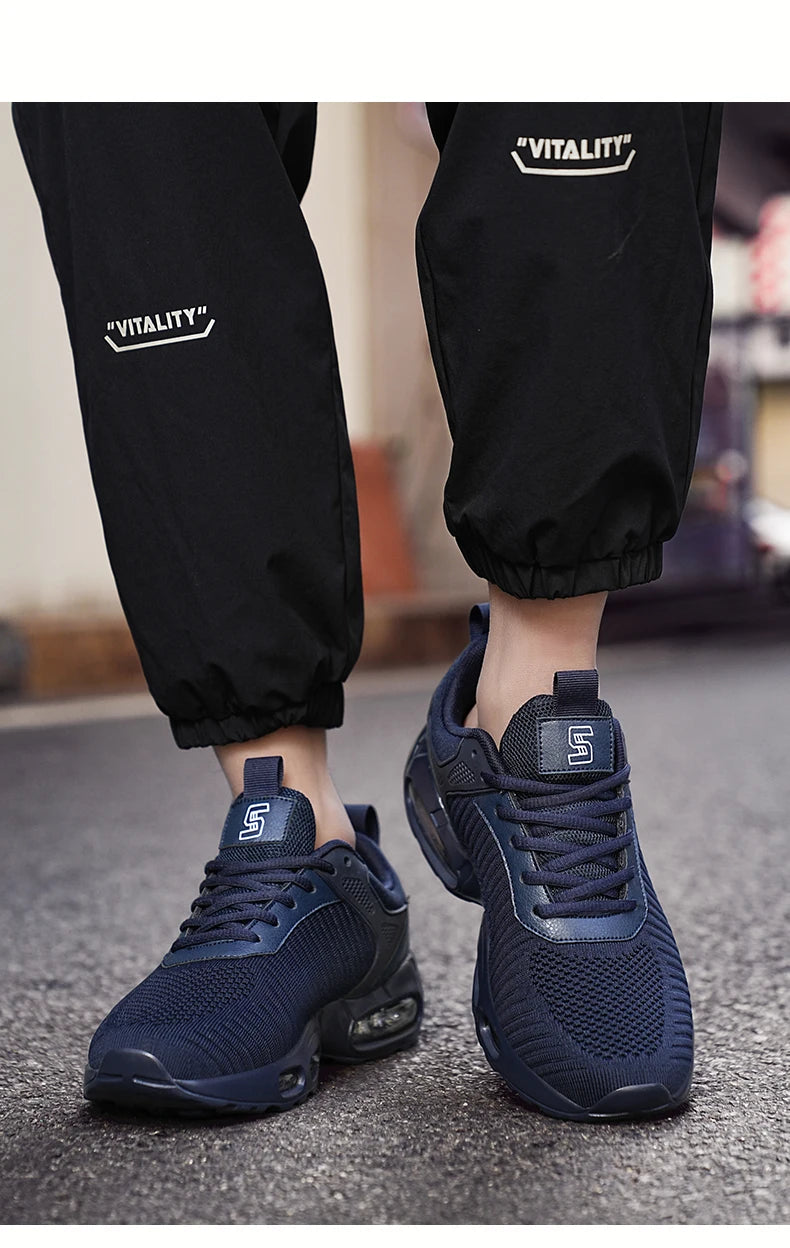 Zapatillas deportivas antideslizantes para hombre y mujer, zapatos informales transpirables, ligeros y cómodos para caminar y Maratón