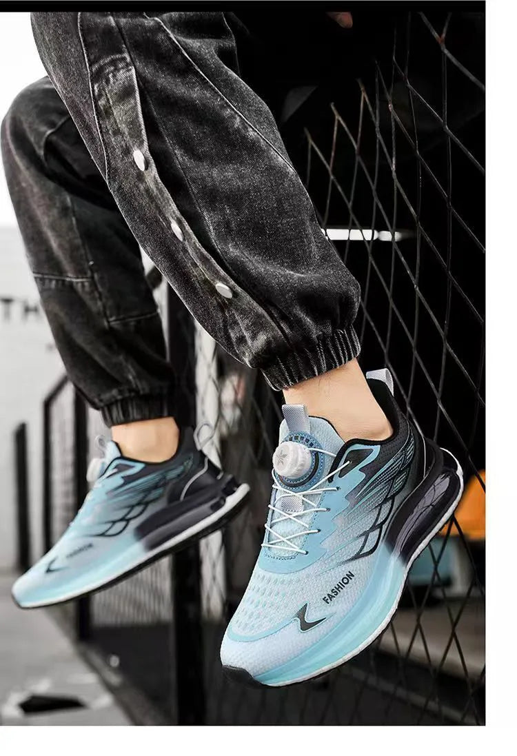 Zapatillas Deportivas Transpirables de Malla para Hombre, Primavera 2026, con Amortiguación, Calzado Casual Urbano a la Moda