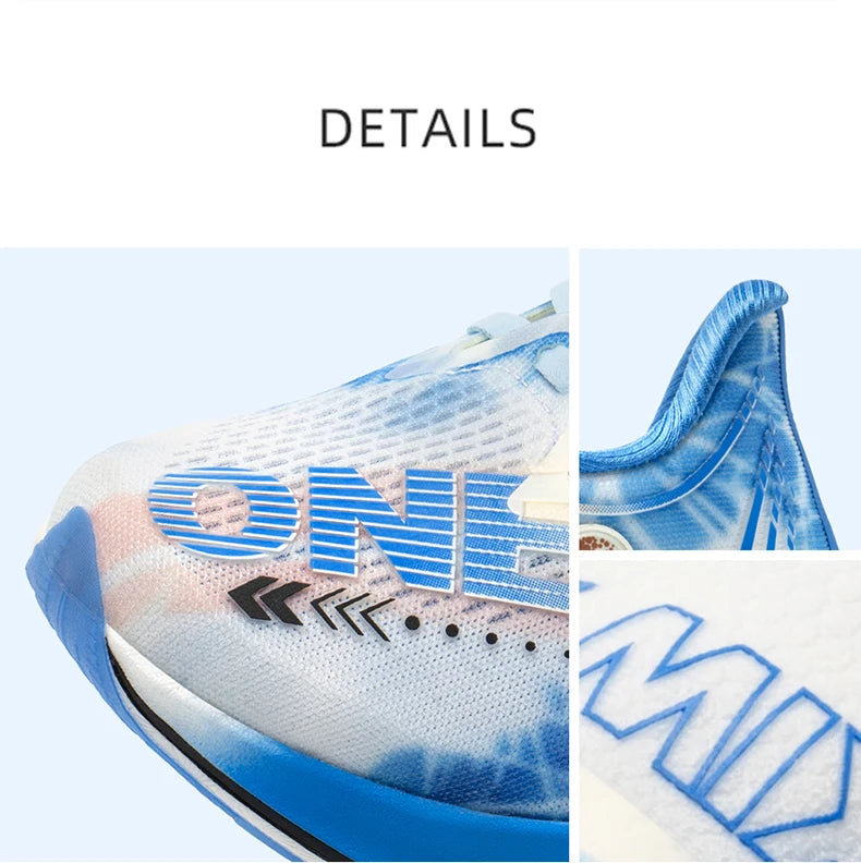 ONEMIX Zapatillas de Running y Entrenamiento con Placa de Carbono de Nylon para Hombre, Amortiguación Completa, Zapatillas Deportivas con Placa de Carbono para Caminar