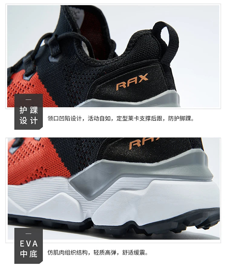 Rax, zapatillas para correr para hombre, zapatos transpirables para correr para mujer, zapatillas ligeras para hombre, zapatos de gimnasio para hombre, zapatos deportivos para exteriores, zapatos masculinos