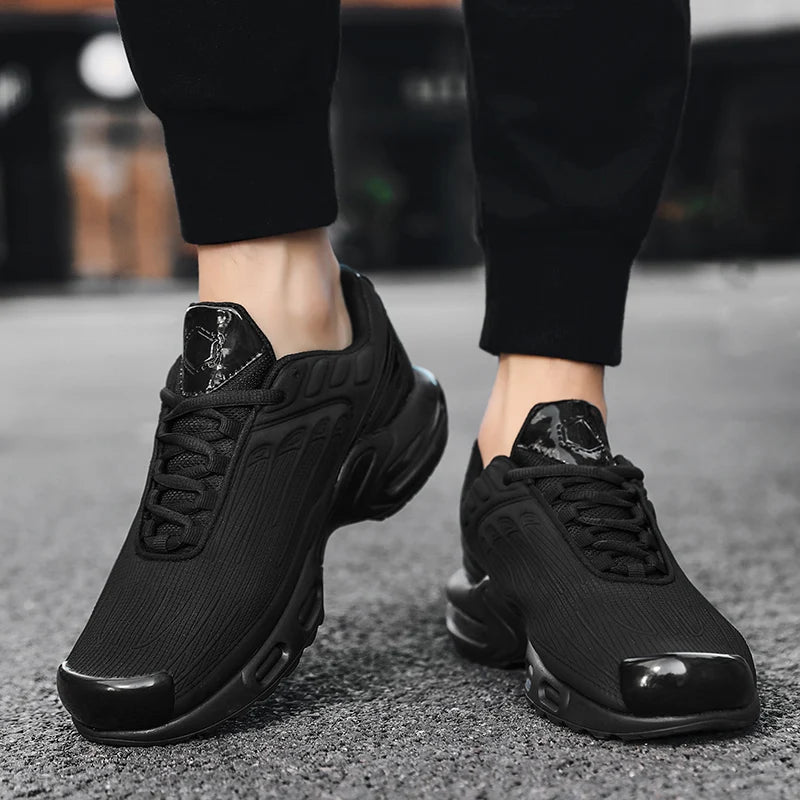 Nuevas zapatillas deportivas para hombre, transpirables, con amortiguación, antideslizantes, con resorte y resistentes al desgaste.