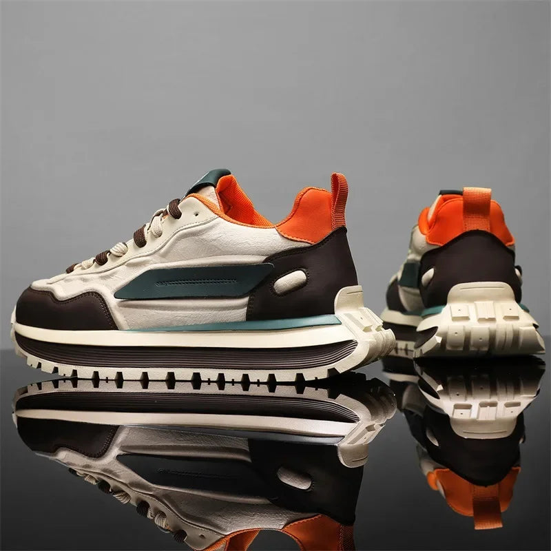 Zapatillas Deportivas Transpirables para Hombre, Primavera 2026, con Suela Suave Antideslizante, Blancas, Modernas, Estilo Casual