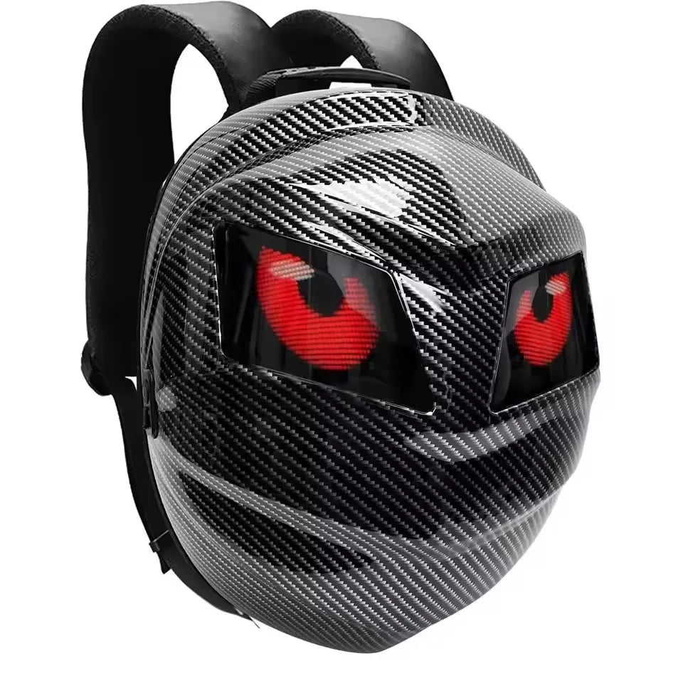 Bolsa LED para motocicleta, Mochila para ciclismo de caballero negro, bolsa para Moto, bolsas para portátiles de 13 pulgadas, Mochila LED, Mochila escolar, bolsa de viaje para bolsillo, Mochila trasera