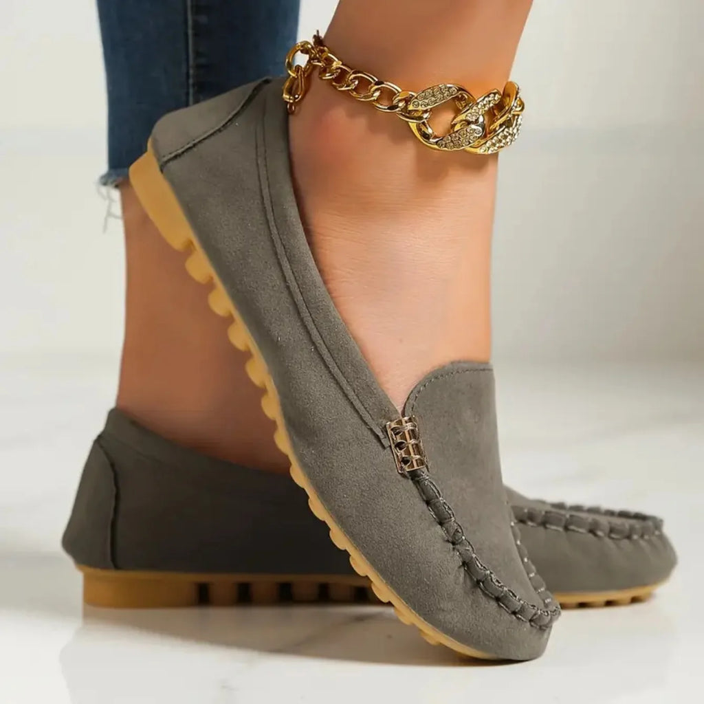 Mocasines De primavera y otoño, zapatillas resistentes al desgaste, Zapatos informales para Mujer, mocasines planos suaves antideslizantes a la moda, Zapatos De Mujer