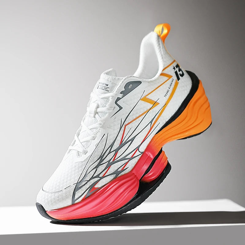 Zapatos deportivos para hombre, zapatillas de deporte para mujer, zapatillas para correr con placa de carbono para maratón, zapatos de entrenamiento de atletismo ligeros que absorben los golpes