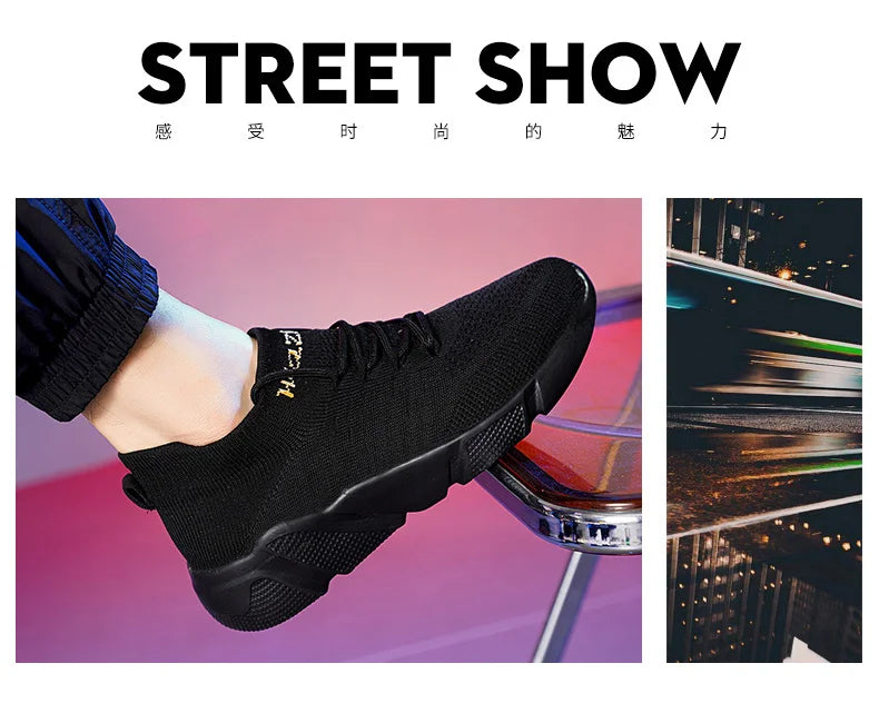 Zapatillas de deporte para hombre, zapatos para mujer, calcetines de tendencia de tenis, zapatos para caminar, mocasines, transpirables, informales, para correr, verano, verde, talla grande 35-47