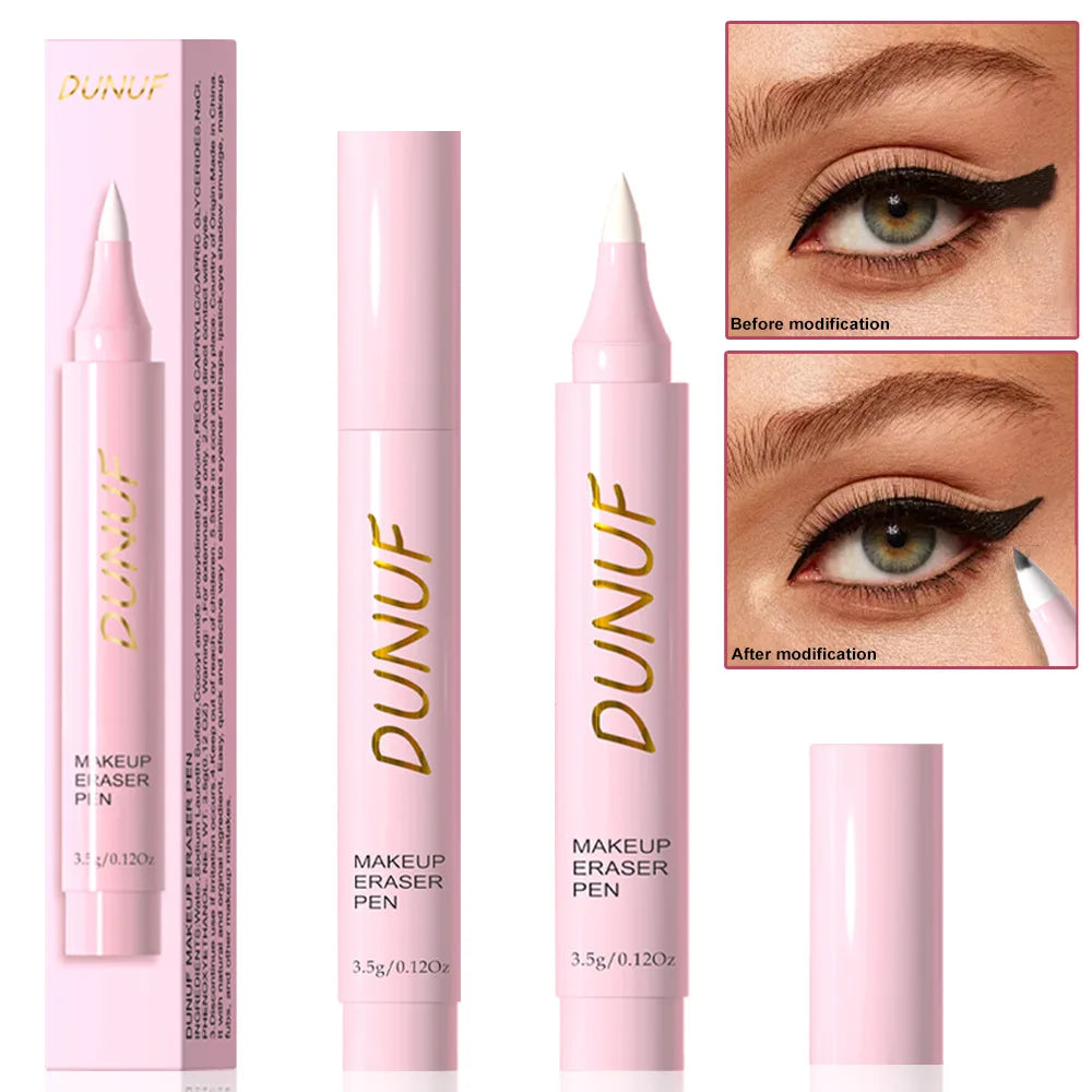 Lápiz de borrador de maquillaje, lápiz eliminador suave para labios, ojos, cara, herramienta de limpieza de poros, cuidado de la piel, debe tener fórmula sin tirar