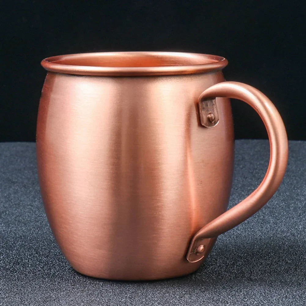 Taza de Cobre Puro de 530 ml, Taza Moscow Mule, Taza para Cócteles, Taza de Cobre Puro para Restaurante, Bar, Bebidas Frías