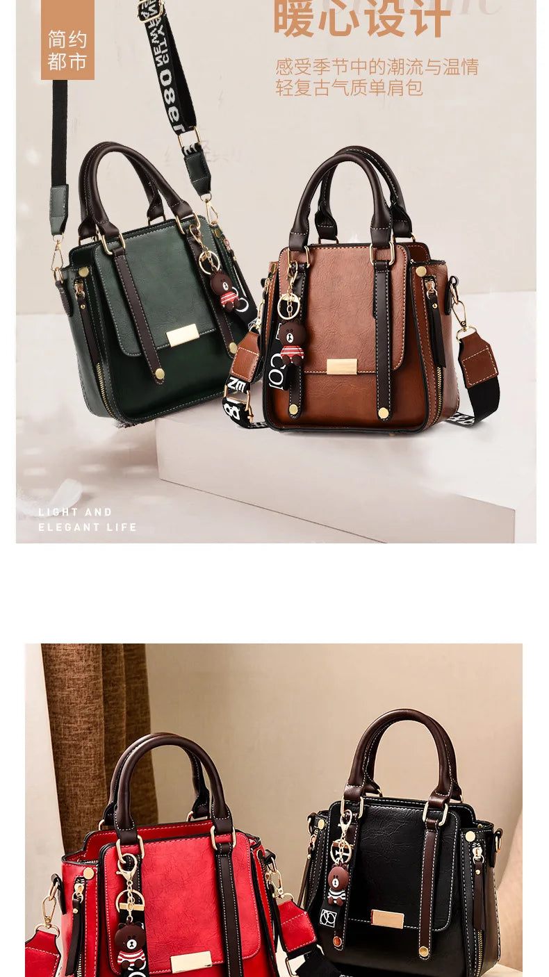 Bolso de mano de diseñador de marca de lujo para mujer, bolso de hombro de nueva tendencia a la moda, bolso cruzado Retro clásico, bolso cuadrado pequeño para ir al trabajo