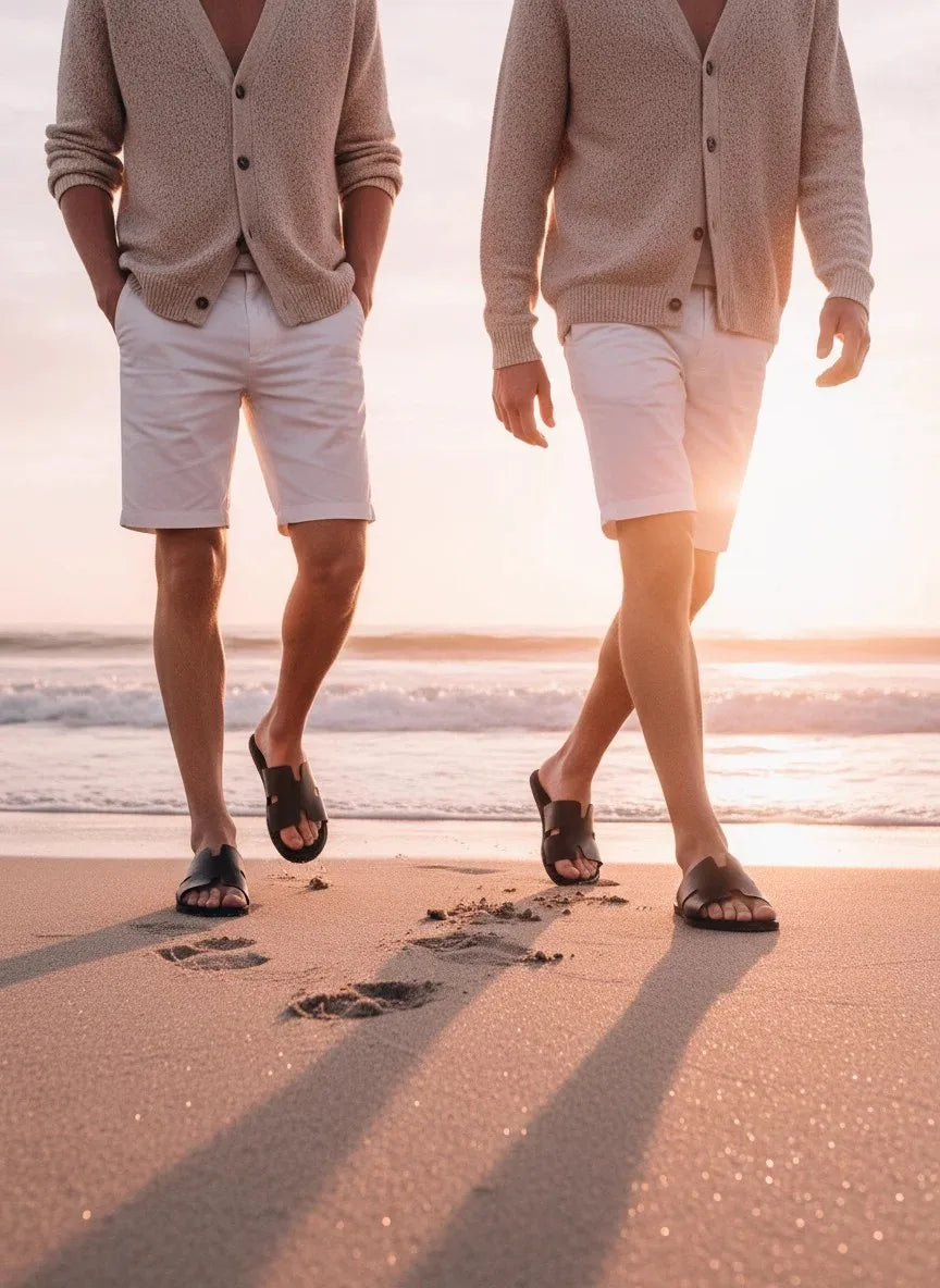 Nuevas sandalias casuales para hombre, para uso diario, baño, exterior, antideslizantes, resistentes al desgaste, ligeras y frescas.