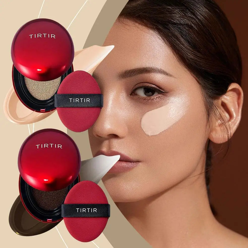TIRTIR Cushion Foundation SPF50 PA+++ 72h Long Lasting Waterproof High Coverage Foundation Original Korean Makeup