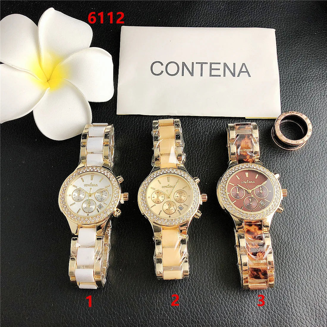 CONTENA Top Brand Luxury Watches for Women Fashion Creative Steel Bracelet Women's Watches Ladies Quartz Watch Reloj Mujer