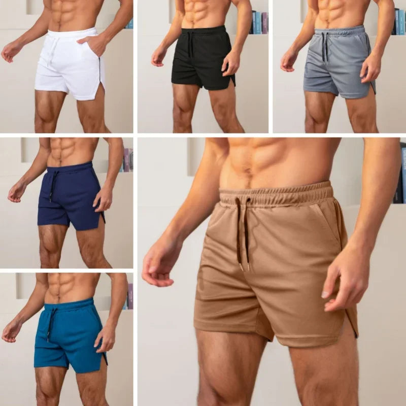 Pantalones cortos informales para gimnasio para hombre, pantalones cortos deportivos transpirables para correr, pantalones cortos de playa Crossfit de secado rápido, pantalones cortos de entrenamiento de baloncesto, ropa par