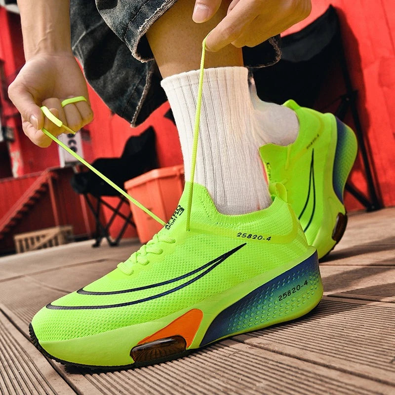 Zapatillas para Correr con Placa de Carbono, Especiales para Maratón, Deportivas, Transpirables, Ligeras, Cómodas, Antideslizantes para Hombre y Mujer
