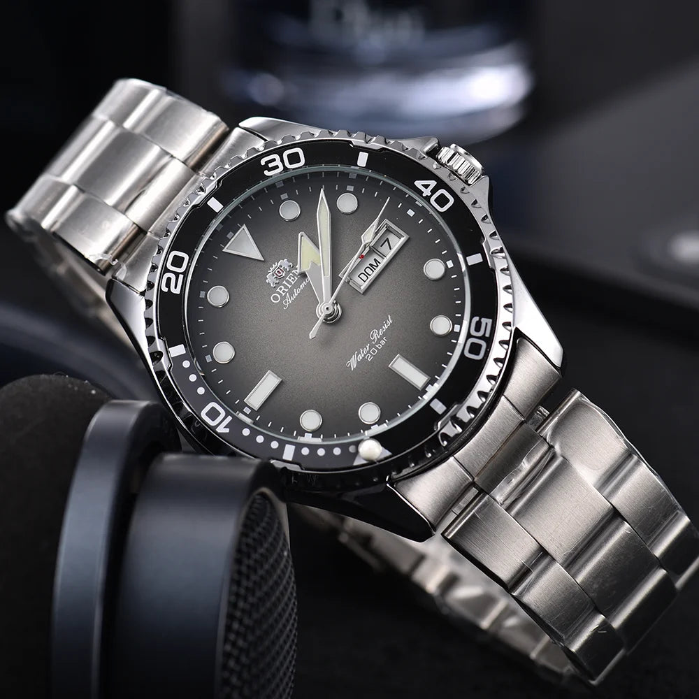 Relojes Orient Originales Populares para Hombre, Reloj de Pulsera Mecánico Automático Orient, Relojes Masculinos de Lujo AAA