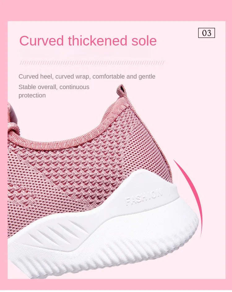 Zapatillas Deportivas para Mujer 2026, Transpirables, de Malla, para Caminar, Cómodas, Casuales y a la Moda