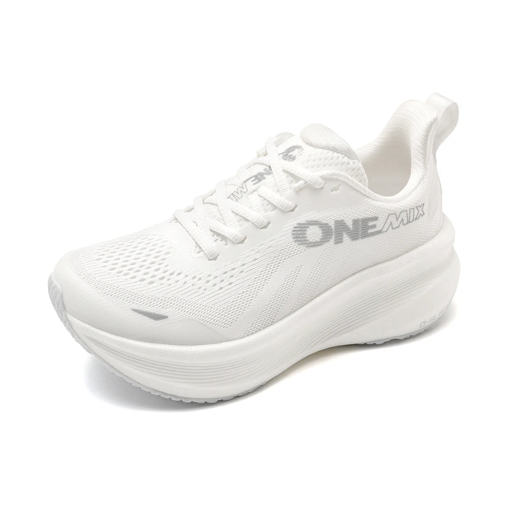 ONEMIX Zapatillas de deporte de malla transpirable y ligeras para mujer, zapatillas para correr con suela suave antideslizante y absorción de impactos, para fitness y uso versátil