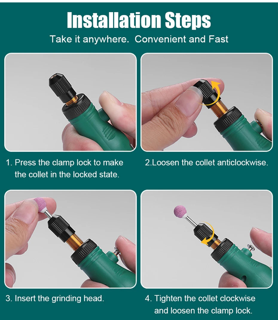 Mini taladro inalámbrico de 3,7 V, pluma de pulido y grabado, Kit de herramientas rotativas inalámbricas USB, pluma de grabado para carpintería, herramientas Dremel DIY 16000r