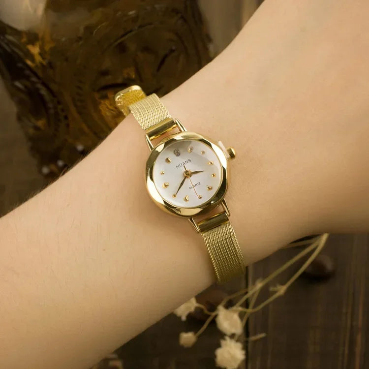 Nuevos relojes de lujo Para Mujer, relojes de pulsera de cuarzo informales, Reloj de pulsera de acero inoxidable, Reloj Para Mujer, relojes femeninos