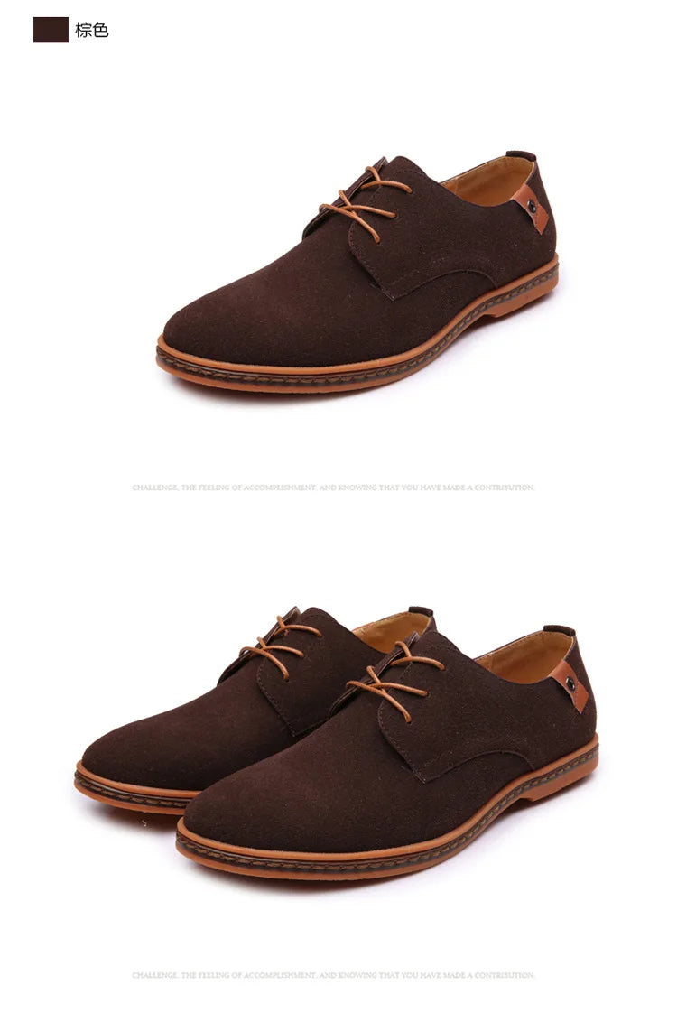 Zapatos de Cuero Nuevos 2026 para Hombre, Zapatos Oxford de Lujo para Hombre, Zapatos Casuales de Negocios de Cuero de Gamuza de Alta Calidad, Zapatos de Hombre