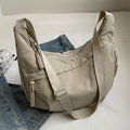 Bandolera Hobo con múltiples bolsillos para mujer, bolso cruzado de media luna, gran capacidad, bandolera diaria, correa ajustable, bolsa de viaje al aire libre