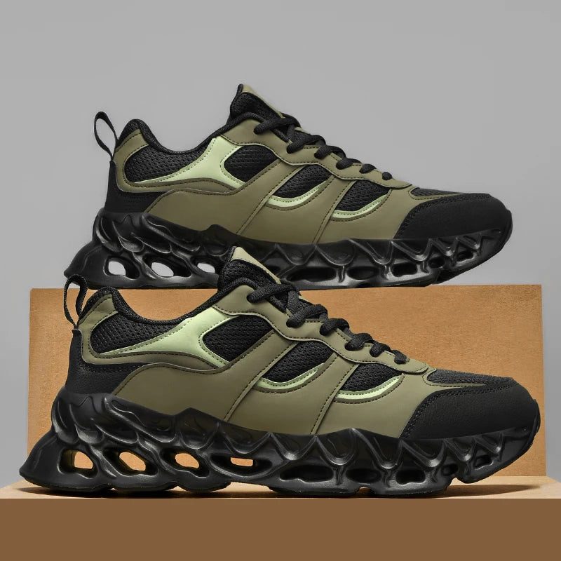 Zapatos de hombre, zapatillas de deporte informales para hombre, tenis, zapatos de lujo, zapatos de entrenamiento para carreras, zapatos transpirables, mocasines de moda, zapatos para correr para hombre