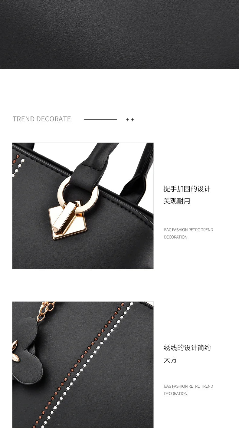 Nuevo Bolso de Hombro para Mujer 2026, Bolso de Diseñador de Lujo, Bolso de Cuero con Monograma Estampado, Bolso Bandolera