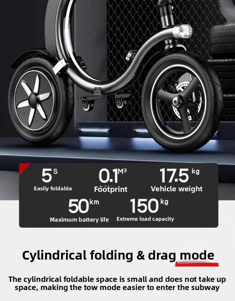Las bicicletas eléctricas plegables son pequeñas, ultraligeras y portátiles, ayudando a impulsar la movilidad de los vehículos eléctricos.