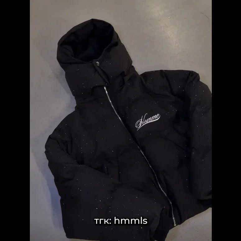 Ropa de abrigo Retro americana con cremallera para mujer, ropa de calle informal, Parkas de moda, chaqueta acolchada de invierno Harajuku Unisex, abrigo grueso y cálido