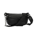 Bolso de pecho femenino, bolsos cruzados con cadena para mujer, nuevos bolsos de hombro, riñonera pequeña de cuero PU para mujer, cartera para teléfono