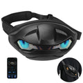 Bolso de Ciclismo Estilo Gargoyle Gris con Pantalla LED, Control por Aplicación, Resistente al Agua, Pantalla Dinámica, para Viajes