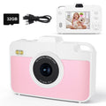 Cámara Digital para Niños 48MP – Doble Lente, Video 1080P, Zoom 16x, Juegos, Batería 600mAh