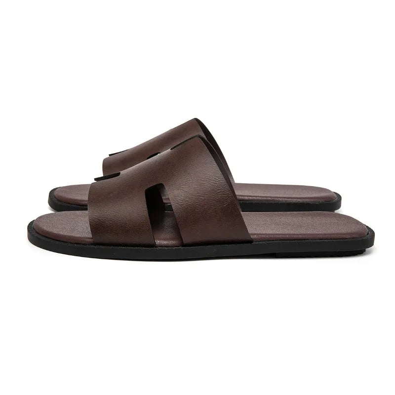 Nuevas sandalias casuales para hombre, para uso diario, baño, exterior, antideslizantes, resistentes al desgaste, ligeras y frescas.