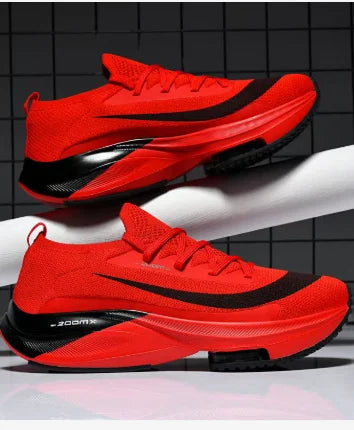Zapatillas de Running para Hombre con Amortiguación de Aire y Placa de Carbono, Zapatillas Deportivas Ligeras para Mujer para Correr, Gimnasio, Entrenamiento, Parejas
